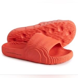 Adidas Adilette 22 Slide Men's Sandals sizeM9 Preloved Red